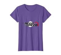 Need for Speed Cars Racing - Tachimetro Grafico Maglietta, Donna, Viola mélange, 3XL