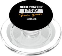Need Prayer I Pray for you - Prayer Team Church Praying PopSockets PopGrip per MagSafe