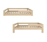 Need Sleep letto basso Montessori 2in1 trasformabile legno per bambino 70x140