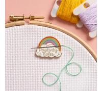 Needle Minder - Design arcobaleno per punto croce, cucito, ricamo e ricamo, accessori smaltati e magnetici