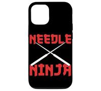 Needle Ninja Funny Sewing Craft Design Custodia per iPhone 12/12 Pro
