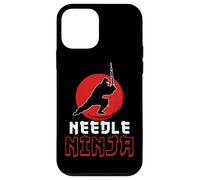 Needle Ninja Funny Sewing Craft Design Custodia per iPhone 12 mini