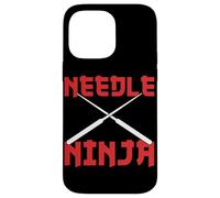 Needle Ninja Funny Sewing Craft Design Custodia per iPhone 14 Pro Max