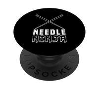 Needle Ninja Funny Sewing Craft Design PopSockets PopGrip Adesivo