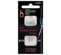 Needles Crewel A Mano Certi Punti Pony Dimensione 8-10 Confezione Di 9 P04871