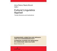 Neele Mundt Cultural Linguistics Applied (Copertina rigida)