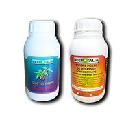 Neem Italia - Olio di Neem e Sapone Molle Potassico 500+500 ml, l’Olio Solubile Agisce Naturalmente Contro Insetti e Funghi, il Sapone Molle di Potassio Potenzia le Proprietà del Trattamento