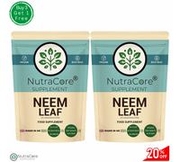 Neem Leaf 5500mg Pillole, (2% Azadirachtin) 100% Organic-Detox Immune Supporto