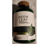 Neem Leaf Pillole 950mg 150 Capsule No-Ogm/senza Glutine/ Senza Conservanti