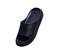 Neeman's Sandali da uomo Cushers, migliorati con tecnologia CushyVerse™ per un'ammortizzazione superiore, rimbalzo e comfort a tutto il piede, Nero , 38 EU