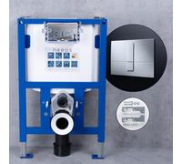 neeos VWTB elemento WC a parete A: 82 cm, FP45 placca di azionamento in cromo e accessori di montaggio, 90745K+16791CR#SET, VWTB; FP45 [Elementi ad Incasso > Elementi Incasso per WC]