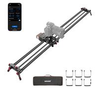 NEEWER 120cm Camera Slider Motorizzato, Controllo App, Binario Dolly DSLR in Fibra Carbonio con Batteria F750 4400mAh (Caricabatterie Non Incluso), Supporta Modalità Video/Fotografia Time Lapse, ER1