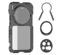 NEEWER 15 Ultra Cage, Stabilizzatore Telefono a Sgancio Rapido Compatibile con Xiaomi 15 Ultra con Adattatore Filtro 67mm/ Backplate Lente 17mm, Video Rig Case per Registrazione Riprese, PA091 Nero