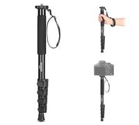NEEWER 155cm Monopiede per Fotocamera, Lega di Alluminio, Portatile, TP41 | Asta Monopod Video da Viaggio, Adattatore a Vite 1/4" 3/8", Accessori Fotografia Professionale per DSLR Videocamere, Max 8kg