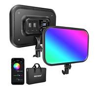 NEEWER 18,3" Luce RGB Video con Controllo APP, Pannello LED Fotografia, Illuminazione Studio 360° Full Color, 60W Dimmerabile 2500-8500K RGB168 con 17 Effetti per Giochi YouTube Zoom Fotografia