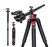 NEEWER 184cm Treppiede Monopiede per Fotocamera con Colonna Centrale e Testa a Sfera in Alluminio, Piastra QR Tipo Arca, Borsa, Treppiede Braccio Orizzontale per Fotocamera DSLR, Videocamera, Max 33lb