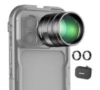 NEEWER 2 convertitori con lenti macro da 200 mm e 300 mm solo per telefono, fotocamera, teleobiettivo, 7 elementi in 5 gruppi, filettatura da 17 mm, compatibile con iPhone, Android, Samsung, Xiaomi