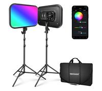 Kit 2 Lampade LED Neewer RGB168 RGB, 60W Ciascuna, 2500-8500K