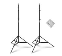 NEEWER 210cm Stativo Luce Fotografico (2pz), Treppiedi Pieghevole in Lega di Alluminio per Studio Fotografico, Video, Ritratti, Luci Fotografica, Riflettori, Softbox, Ombrelli, Sfondi, ST210