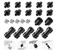 NEEWER 22pz Vite Adattatore per Fotocamera, Set di 1/4" a 1/4" & 1/4" a 3/8" Viti Convertitori per Treppiedi Fotocamere Monopiedi Teste a Sfera Cavalletti, ST29