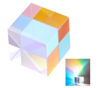 Neewer 25 mm K9 Cristallo Fotografia Prisma Dadi, Colore HD Vetro Ottico Cubo, RGB Dispersione Prisma, Accessori di Scena Fotografici, per La Decorazione della Casa, L'insegnamento della Fisica, CY005