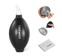 NEEWER 2in1 Kit di Pulizia per Obiettivo Fotocamera per Elettronica, Smartphone, Tablet, 1x Soffiatore d'Aria per Fotocamere + 1x Panno Morbido per la Pulizia, HM-50
