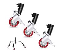 NEEWER 3 Pack 75mm Diameter Girevole Ruota, SOLO per NEEWER C Stand