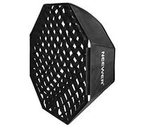 Neewer® 30x30" / 80x80cm Ombrello Softbox Ottagonale con Griglia e Anello di Attacco Bowens per Nikon, Canon, Sony, Pentax, Olympus, Panasonic Lumix, Neewer Speedring Flash ed altri Piccoli Flash Stroboscopici