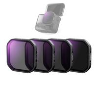 Neewer Set di Filtri ND/PL da 4 Pezzi Compatibile con Insta360 Ace Pro 2, ND8/PL + ND16/PL + ND32/PL + ND64/PL, Accessori Action Camera, Kit di Filtro Polarizzatore a Densità Neutra a Scatto, FL91