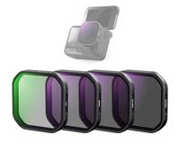 NEEWER Set di Filtro ND Polarizzatore da 4 Pezzi Compatibile con Insta360 Ace Pro 2, PL/ND8/ND16/ND32, Kit di Filtri a Densità Neutra e Polarizzatori a Scatto, Accessori per Action Camera, FL-A95