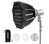 NEEWER 45cm Softbox Ottagonale con Attacco Bowens, Piegatura Rapida con Diffusori/Griglia a Nido d'Ape/Borsa per Q4 RGB CB60 MS60B MS60C MS150B Compatibile con Godox Aputure Luce Video da Studio, NS1P