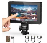 NEEWER 5,5" Monitor Fotocamera, Touch Screen IPS HD 1920x1080 1575nit, Loop in/Out HDMI 4K con LUT 3D Peak Focus DSLR Video Assist HDR Waveform, Batteria F750 5200mAh, DC7-24V/Type C 5V In, F500 PRO