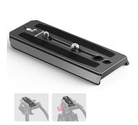 Neewer 501PL Piastra a Sgancio Rapido per Testa Fluida di Treppiede Compatibile con MVH500AH MVH502AH, Piastra Montaggio per Fotocamera, Perno Anti Off per GM001 GM002 GM006, QR5
