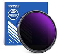 NEEWER 58mm Filtro ND Variabile (ND8-2000), True Colors e Hard Stop, Filtro Densità Neutra Limitata Regolabile 3-11 Stop per DSLR Mirrorless Camera, Vetro Ottico Multistrato, Telaio Sottile Alluminio