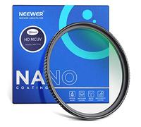 NEEWER 58mm Filtro UV Ultra Sottile Protettivo Raggi Ultravioletti con Durezza 9H Vetro Ottico HD Temperato, Telaio in Lega di Alluminio 30 Strati di Nano Rivestimento Idrorepellente Antigraffio