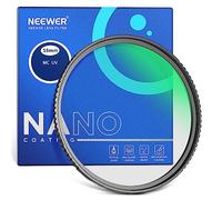 NEEWER 58mm MC Filtro di Protezione UV 24 Strati con Rivestimenti Nano Resistenti/HD Vetro Ottico/Impermeabile/Resistente ai Graffi/Fotogramma Ultra Sottile in Lega di Alluminio/Filtro Ultravioletto