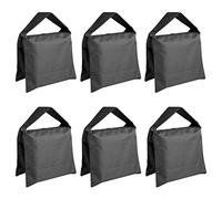 Neewer® 6 sacchi di sabbia, per studio fotografico e palcoscenico o set, zavorre per aste a giraffa, treppiedi e luci.