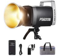 NEEWER 600W LED Studio Video Luce 2.4G/APP Controllo 87100Lux/1m, 2700K-6500K Bi Colore COB Illuminazione Continua con CRI95 +, 12 Scene, Bowens Mount Spotlight per Fotografia Registrazione Streaming