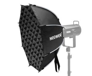 NEEWER 65cm Softbox Ottagonale, Soft Box Parabolico Bowens a Sgancio Rapido con Diffusori, Griglia, Borsa Compatibile con Aputure 120d Compatibile con Godox SL60w NEEWER Q4 AS600B CB300B Q300, NS65P