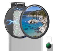 NEEWER 67mm Filtro CPL Magnetico per Telefono, Filtro Polarizzatore Circolare con Cold Shoe Clip per Obiettivo Smartphone, Accessorio Fotografia Compatibile con iPhone Samsung Galaxy Android Cellulari