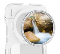 NEEWER Filtro ND Variabile da 67mm, ND2-32 Regolabile(1-5 Stop) in Vetro Ottico HD Multistrato con Telaio Sottile in Lega Alluminio Argentato per Lenti Fotocamera Telefono, Clip per Filtro NON Inclusa