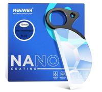 NEEWER 79mm Filtro per Lente Prisma Caleidoscopio a Semiluna con Maniglia, Foro Filettato da 1/4" per Essere Montato, Cristallo Ottico K9 Filtro Effetto Semicircolare per Numero Variabile di Soggetti