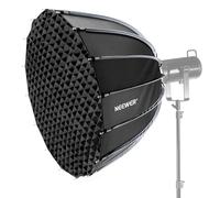NEEWER 90cm Softbox Parabolico, Attacco Bowens,Rilascio Rapido con Diffusori/Griglia/Borsa per Luci Video Continue CB60 CB200B MS60 MS150B Q4 Compatibile con Godox Compatibile con Aputure 600d,NS90P