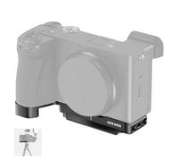NEEWER A6700 Piastra di base per macchina fotografica, piastra di montaggio inferiore con base Arca QR, filettatura 6,35 mm, artiglio, fori di posizione ARRI 3/8", fessura cinghia compatibile con Sony