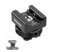 NEEWER Adattatore Cold Shoe Compatibile con DJI Mic 2 Rode Wireless GO II Hollyland Saramonic NEEWER Mini Microfono Wireless, Design del Contatto Offset Anti Interferenza per Flash Speedlite, UA079
