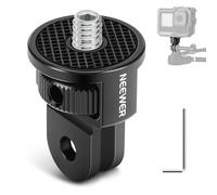 NEEWER Adattatore di Montaggio per Action Camera con Vite da 1/4" in Lega di Alluminio Compatibile con GoPro Hero 13 12 Insta360 X4 X3 DJI Osmo Pocket 3 Creator Combo Phone Cage, GP-7