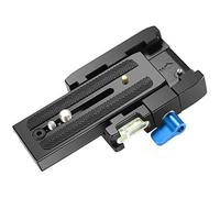Neewer Adattatore & Piastra a Sgancio Rapido Professionale in Lega di Alluminio con Viti 1/4”&3/8”per Reflex Digitali Videocamere Manfrotto 501HDV 503HDV 701HDV 577/519/561/Q5