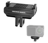 NEEWER Adattatore Supporto Magnetico a Sgancio Rapido Compatibile con DJI OSMO Action 5 Pro 4 3 360, Accessori Staffa Base Action Cam Pieghevole con 2 Punte e Filettatura 1/4" per Riprese Video, DP04