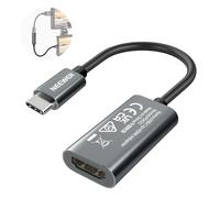 NEEWER Adattatore USB C a HDMI, Type C (Maschio) a HDMI (Femmina) Plug e Play 19cm per Trasferimento Video 4K 60Hz, Compatibile con iPhone iPad MacBook iMac Thunderbolt Android Phone Tablet TV, PS022