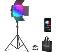 NEEWER Aggiornata Luce Video LED RGB da Studio con SENZA Stativo, RGB660 PRO II